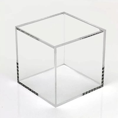 CAIXA DE ACRILICO 12x12x12cm