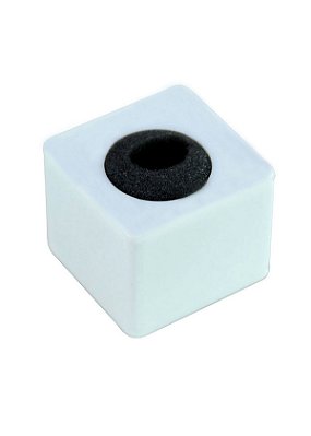 canopla em acrilico- branco ou preta- mva