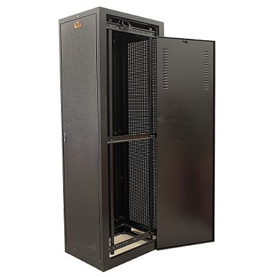 Rack Piso Padrão 19″ 40Ux0975 – Preto – Todo Perfurado