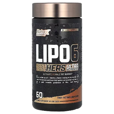 Lipo 6 Black Hers Ultra Concentrado 60 Cápsulas Nutrex