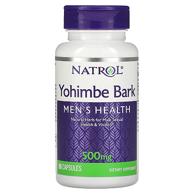 Yohimbe Bark 500mg (90 Cápsulas) - Natrol