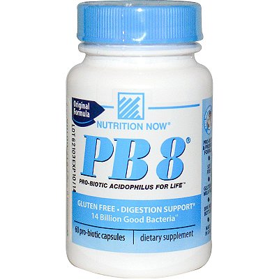 PB8 Probiótico (60 Cápsulas) - Nutrition Now Vitamins