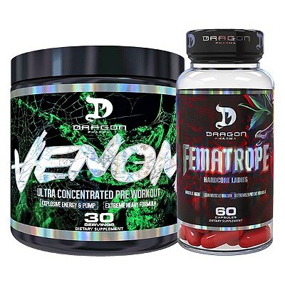 Combo Venom e Fematrope - Dragon Pharma