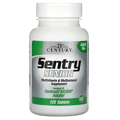 Multivitamínico Sentry Senior 50+ 125 Tabs - 21st Century