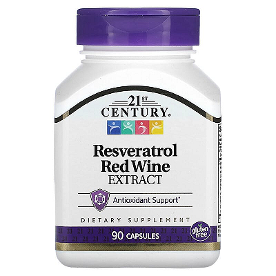 Resveratrol 200mg 90 Caps 21st Century