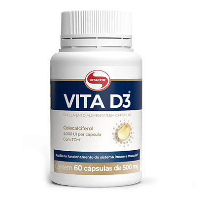 Vitamina D3 2000ui 60 Caps Vitafor