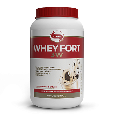 Whey Fort 3w 900g Vitafor