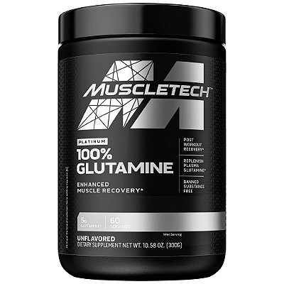 Platinum 100% Glutamina 300g Muscletech