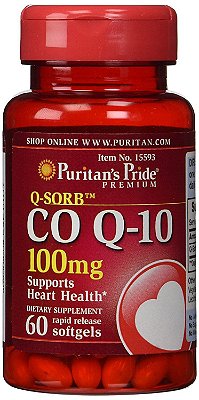 Coenzima Q10 (Coq 10) 100mg 60 Softgels - Puritan's Pride