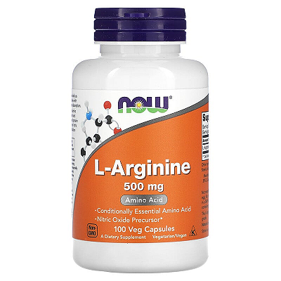 L-Arginine 500mg 100 caps Now Foods