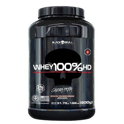 Whey 100% HD 900g Black Skull