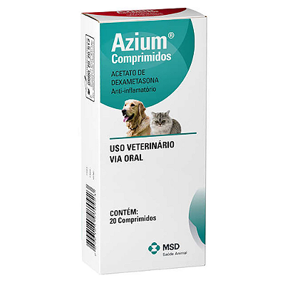 Anti-inflamatório Azium 20 comprimidos MSD