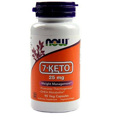 7-Keto 25mg 90 Cápsulas Now Foods