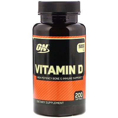 Vitamina D 5000ui (200 softgel) - Optimum Nutrition