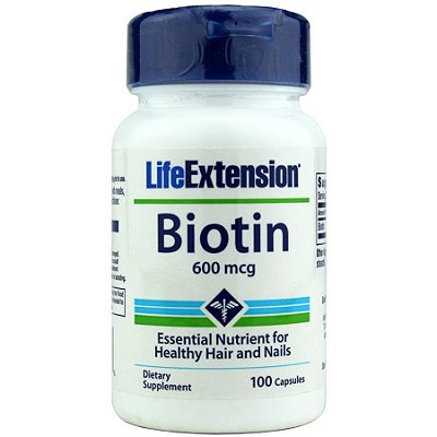Biotina 600mcg 100 Cápsulas - Life Extension