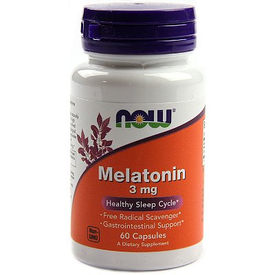 Melatonina 3mg 60 caps Now Foods