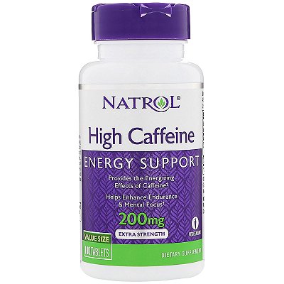 Cafeína High 200mg 100 Tabs Natrol