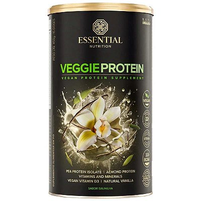 Veggie Protein Baunilha 450g Essential Nutrition