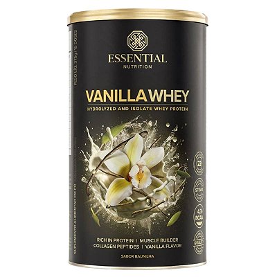 Vanilla Whey Lata 375g Essential Nutrition