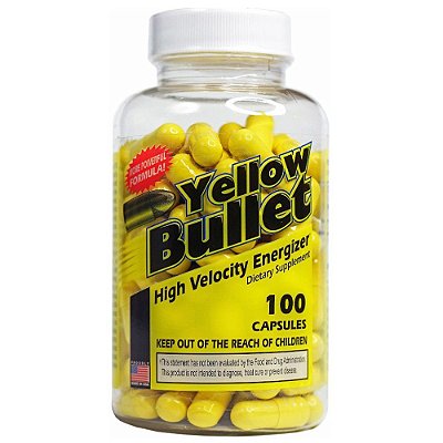 Yellow Bullet 100 Caps Hard Rock Supplements