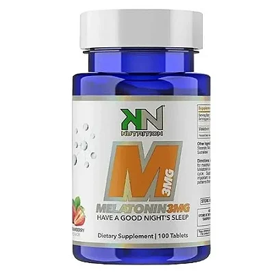 Melatonina Sublingual 3mg 100 tabletes KN Nutrition