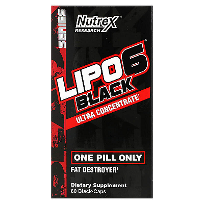 Lipo6 Black Ultra Concentrado 60 Cápsulas Nutrex