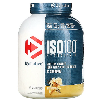 Iso 100 Hydrolized Whey Isolado 5lb (2,2kg) Dymatize Nutrition