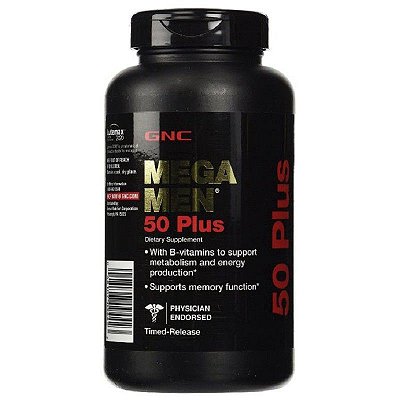 Mega Men 50 Plus 60 Caps GNC
