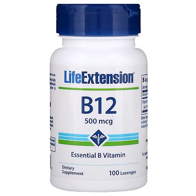 B12 100 Caps 500mcg Life Extension