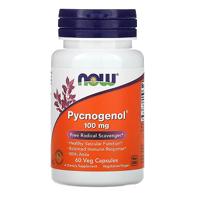 Pycnogenol 100mg 60 Caps Now Foods