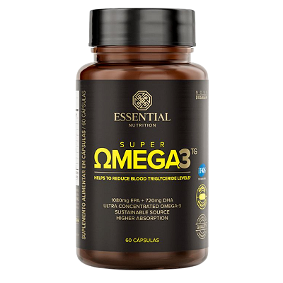 Super Omega 3 TG 1000mg 60 Caps Essential Nutrition