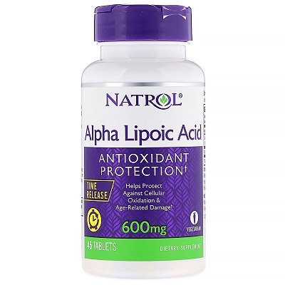 Ácido Alfa Lipóico Time Release 600mg 45 Comprimidos Natrol