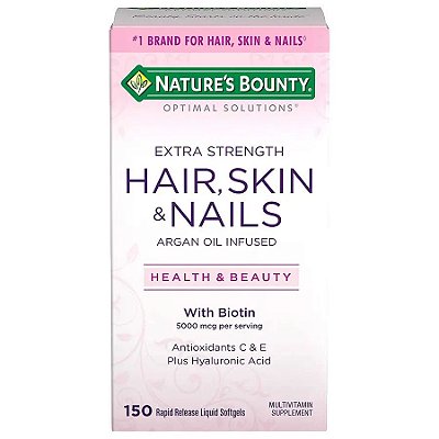 Hair Skin and Nails 150 Caps Natures Bounty
