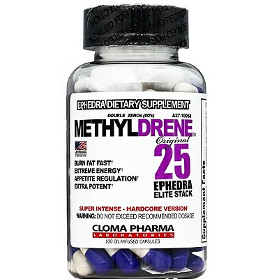 METHYLDRIN| 100 CÁPSULAS- CLOMA PHARMA (IMPORTADO)