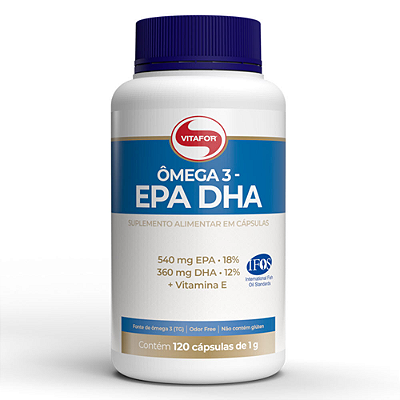 Ômega 3 EPA DHA 120 caps Vitafor