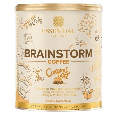 Brainstorm Coffee Caramel Latte 186g Essential Nutrition