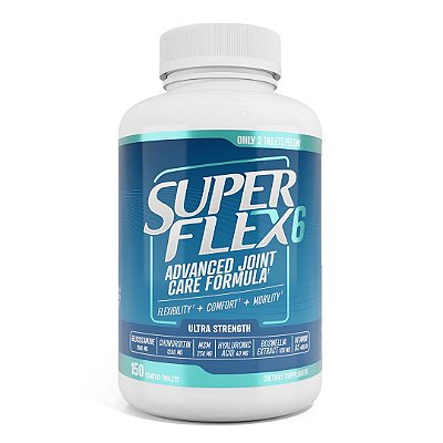 Superflex-6 Glucosamina, Condroitina e MSM 150 Tabletes