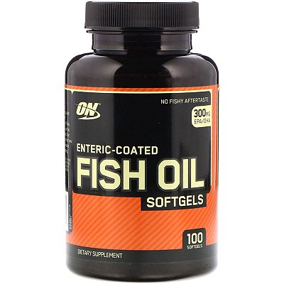 Ômega 3 300mg Fish Oil 100 Cápsulas Optimum Nutrition