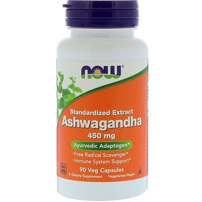 Ashwagandha 450mg 90 Caps Now Foods