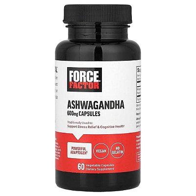 Ashwagandha 600mg 60 Cápsulas Force Factor