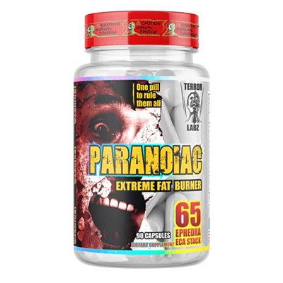 Paranoiac Extreme Fat Burner 90 Cápsulas Terror Labz