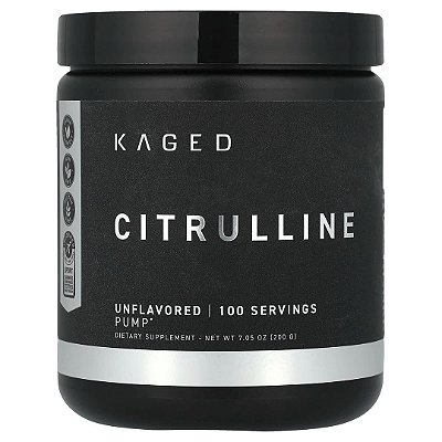 L-Citrulina 100 doses 200 gramas Kaged