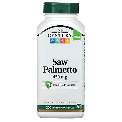 Saw Palmetto 450mg 200 Cápsulas 21st Century