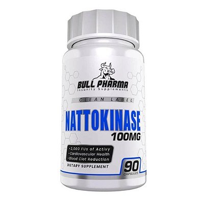 Nattokinase 100mg 90 Cápsulas Bull Pharma