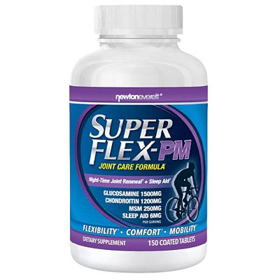 Superflex-PM Glucosamina, Condroitina, MSM e Melatonina 150 Tabletes Newton Everett