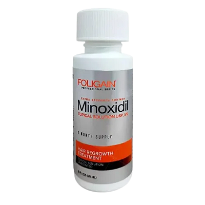Foligain Minoxidil 5%, 60ml, Tratamento 1 Mês