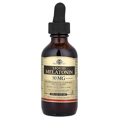 Melatonina 10mg Líquida 59ml Solgar