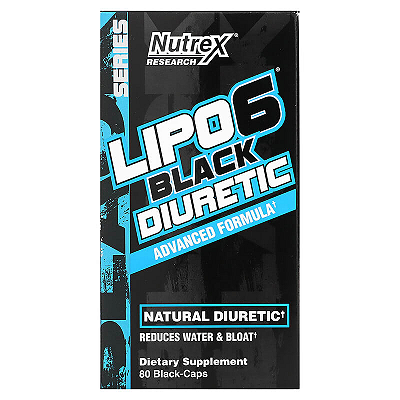 Lipo6 Black Diuretic 80 Cápsulas Nutrex