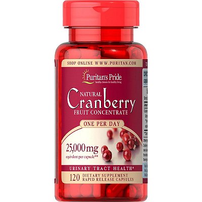 Cranberry 25.000mg 120 Cápsulas Puritans Pride