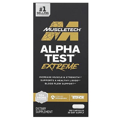 Alpha Test Extreme 150 Cápsulas Muscletech